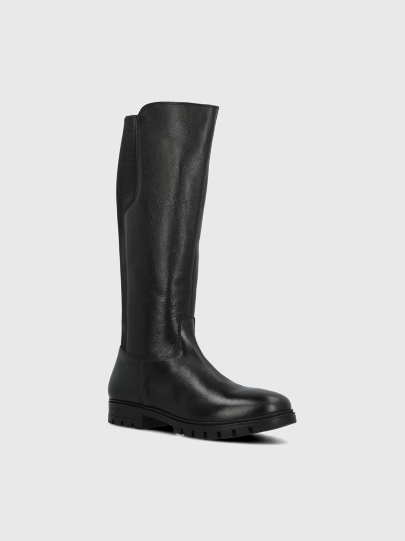 BOTA CUERO MUJER MARCELLA NEGRA HUSH PUPPIES - 1