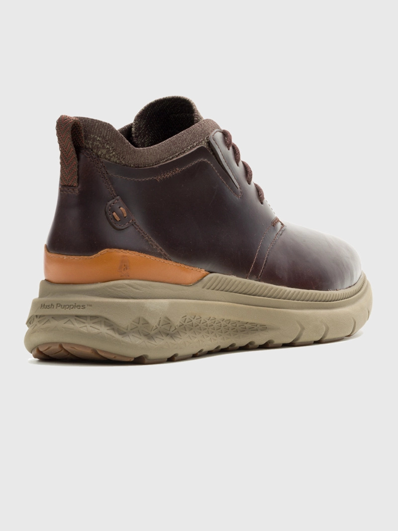 BOTIN CUERO HOMBRE EXCEL CHUKKA CAFE  HUSH PUPPIES - 4