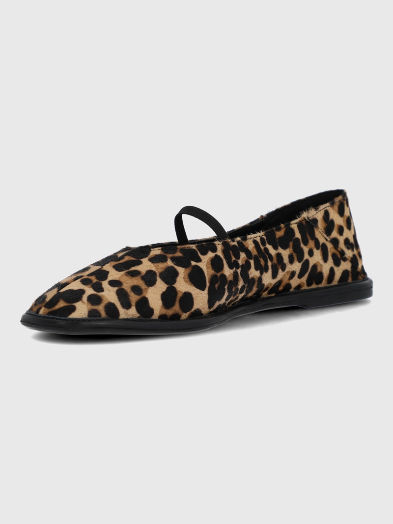 BALLERINA CUERO MUJER TACHI LEOPARDO HUSH PUPPIES - 6