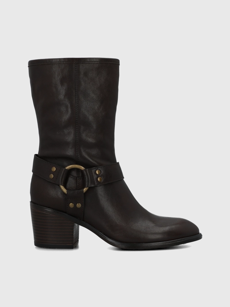 BOTA CUERO MUJER MAYDA CAFE  HUSH PUPPIES - 2