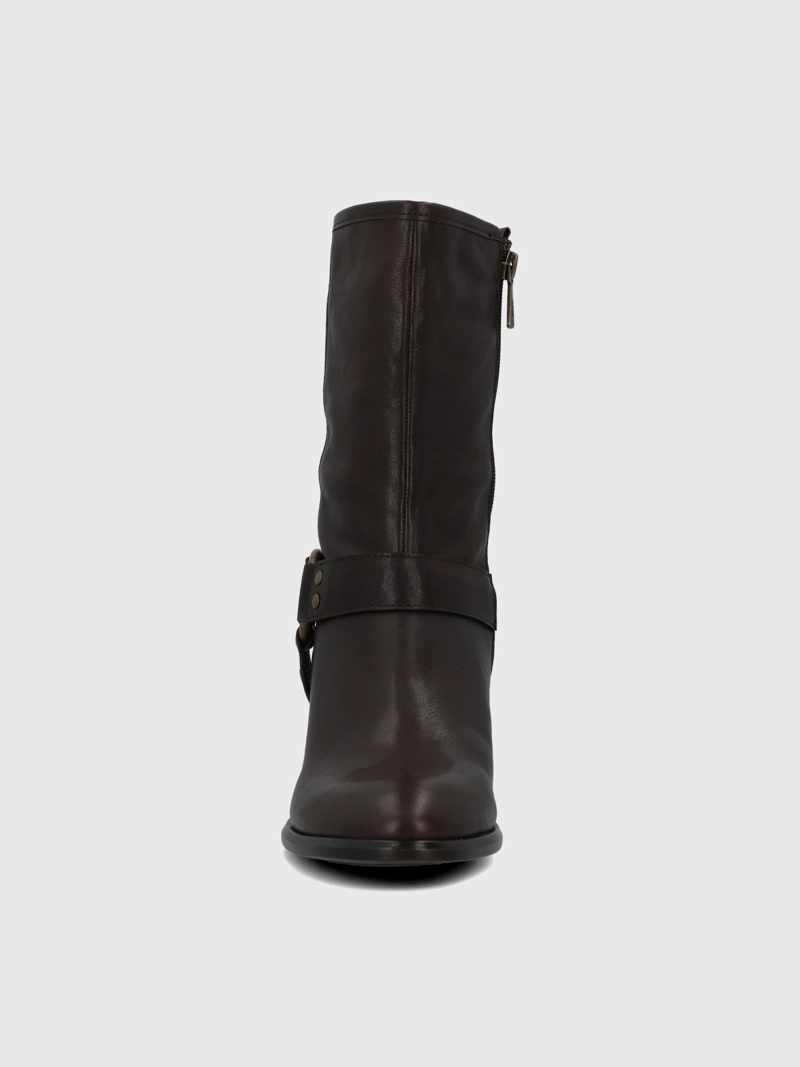 BOTA CUERO MUJER MAYDA CAFE  HUSH PUPPIES - 4