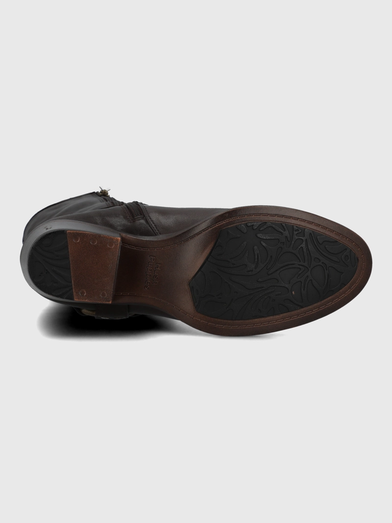 BOTA CUERO MUJER MAYDA CAFE  HUSH PUPPIES - 7