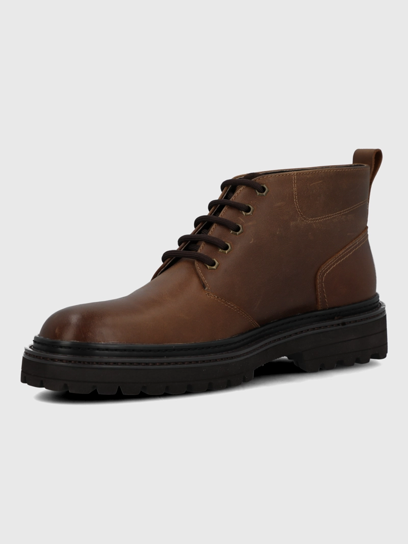 BOTIN CUERO HOMBRE NOTEM CAFE  HUSH PUPPIES - 6