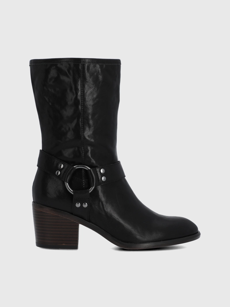 BOTA CUERO MUJER MAYDA NEGRA HUSH PUPPIES - 2