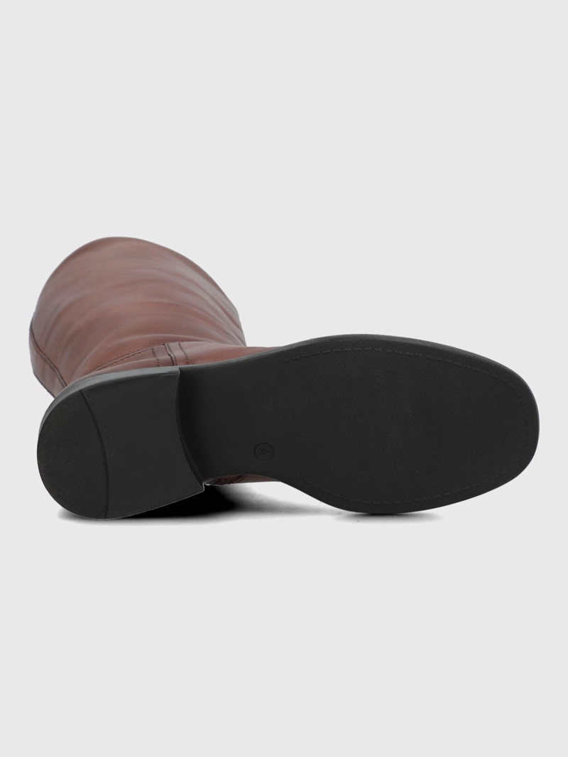 BOTA CUERO MUJER JORSE CAFE  HUSH PUPPIES - 8