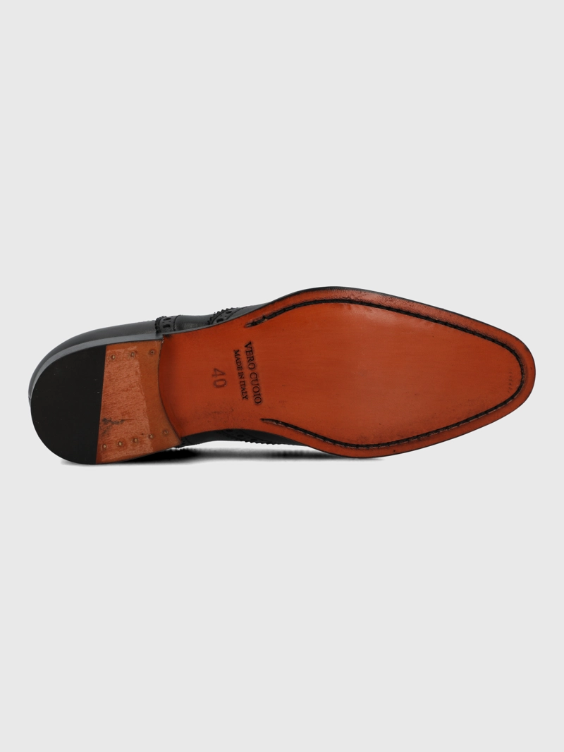 ZAPATO ITALIANO HOMBRE SORRISO NEGRO HUSH PUPPIES - 8