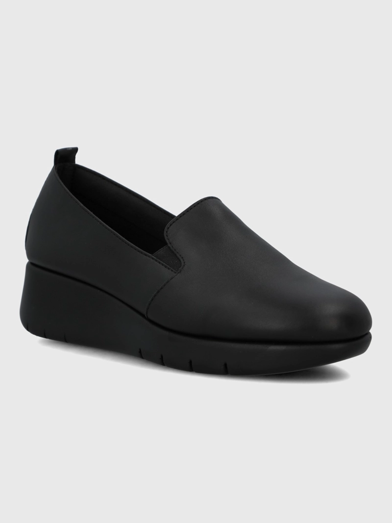 SLIP ON CUERO MUJER JUDITA NEGRO HUSH PUPPIES - 1