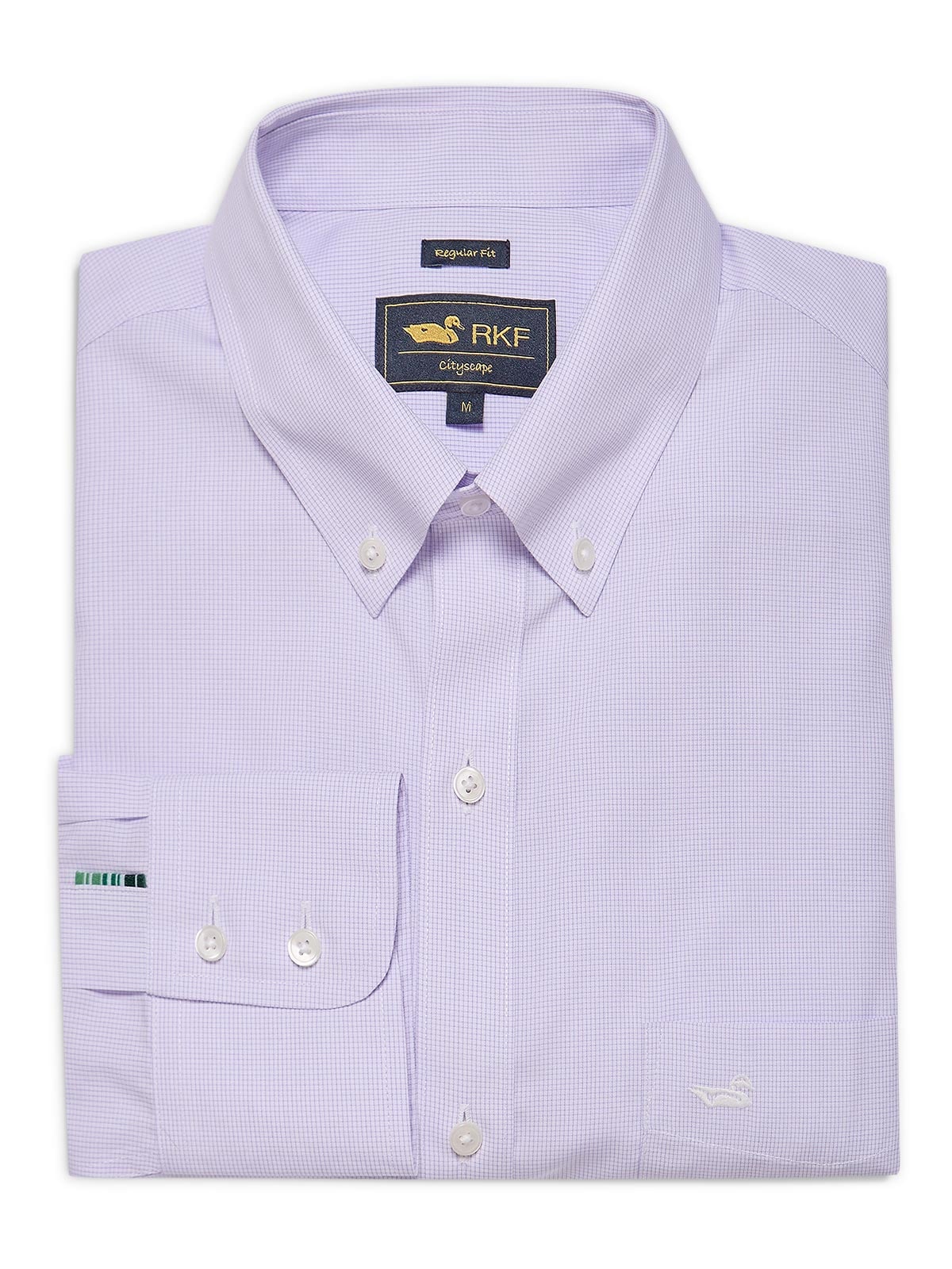 CAMISA LIBRE DE ARRUGAS ALGODON AZUL HOMBRE ROCKFORD - 1