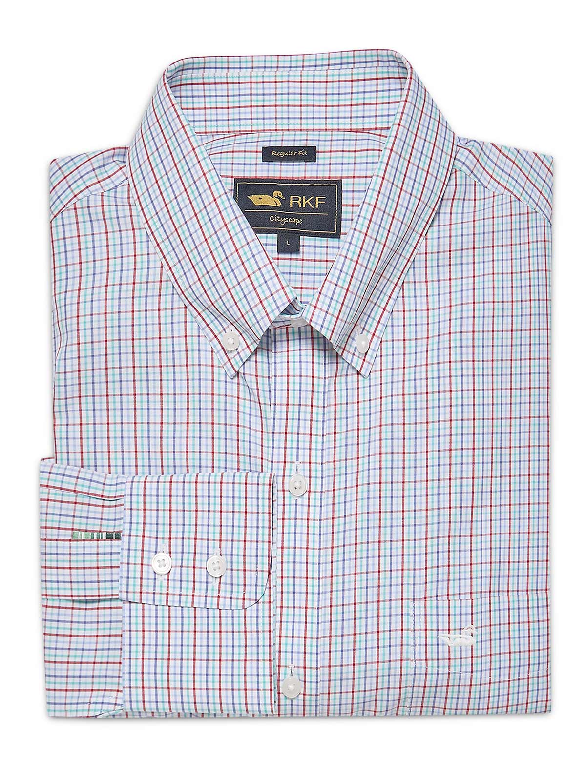 CAMISA LIBRE DE ARRUGAS HOMBRE ALGODON BLANCO ROCKFORD - 1