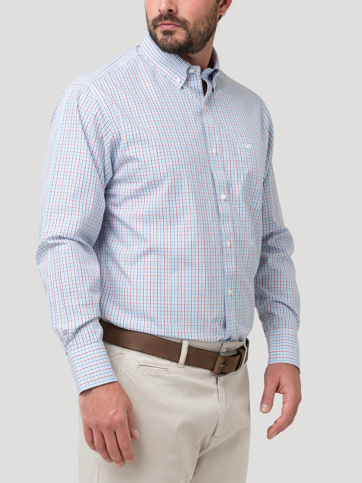CAMISA LIBRE DE ARRUGAS HOMBRE ALGODON BLANCO ROCKFORD - 5