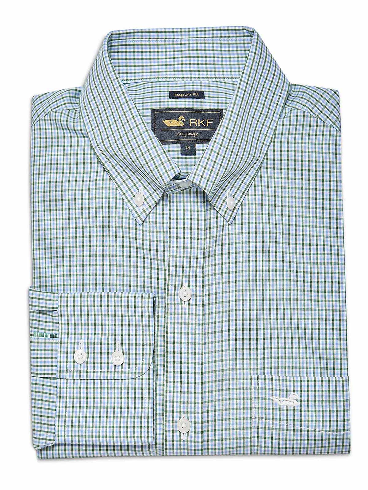 CAMISA LIBRE DE ARRUGAS BLANCO ALGODON HOMBRE ROCKFORD - 1