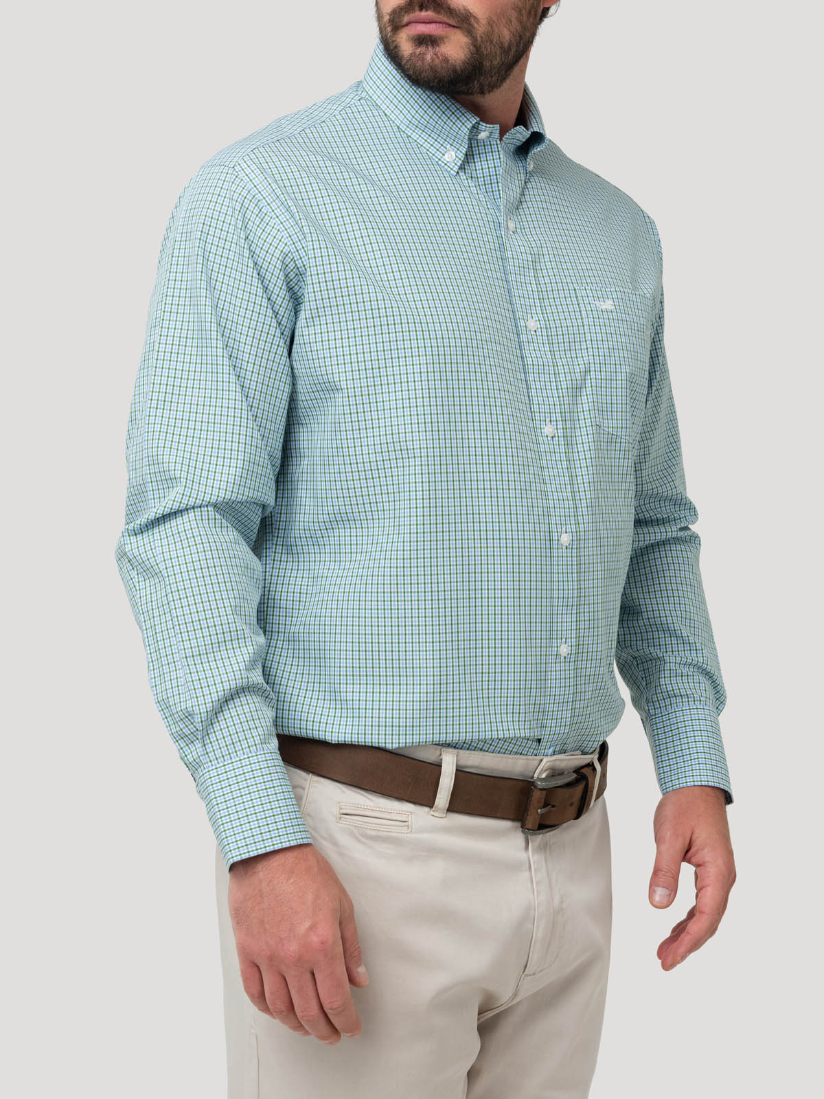 CAMISA LIBRE DE ARRUGAS BLANCO ALGODON HOMBRE ROCKFORD - 5