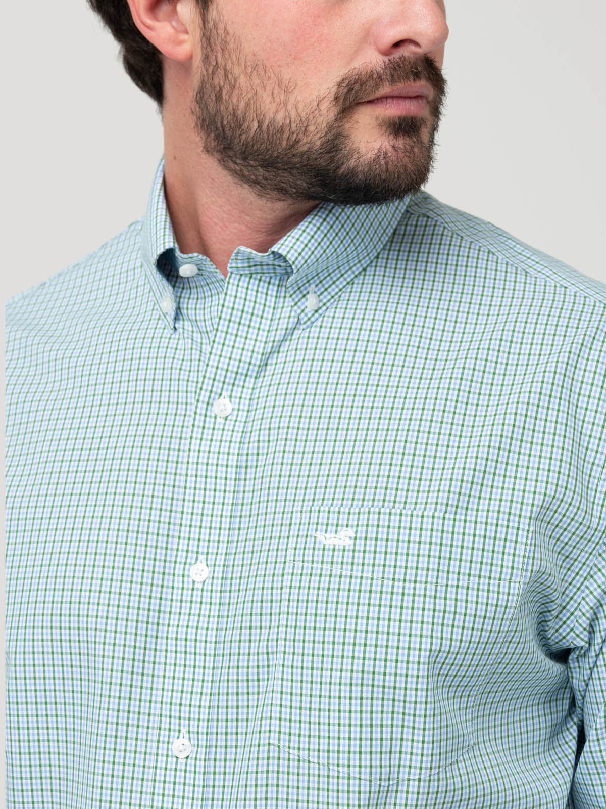 CAMISA LIBRE DE ARRUGAS BLANCO ALGODON HOMBRE ROCKFORD - 7