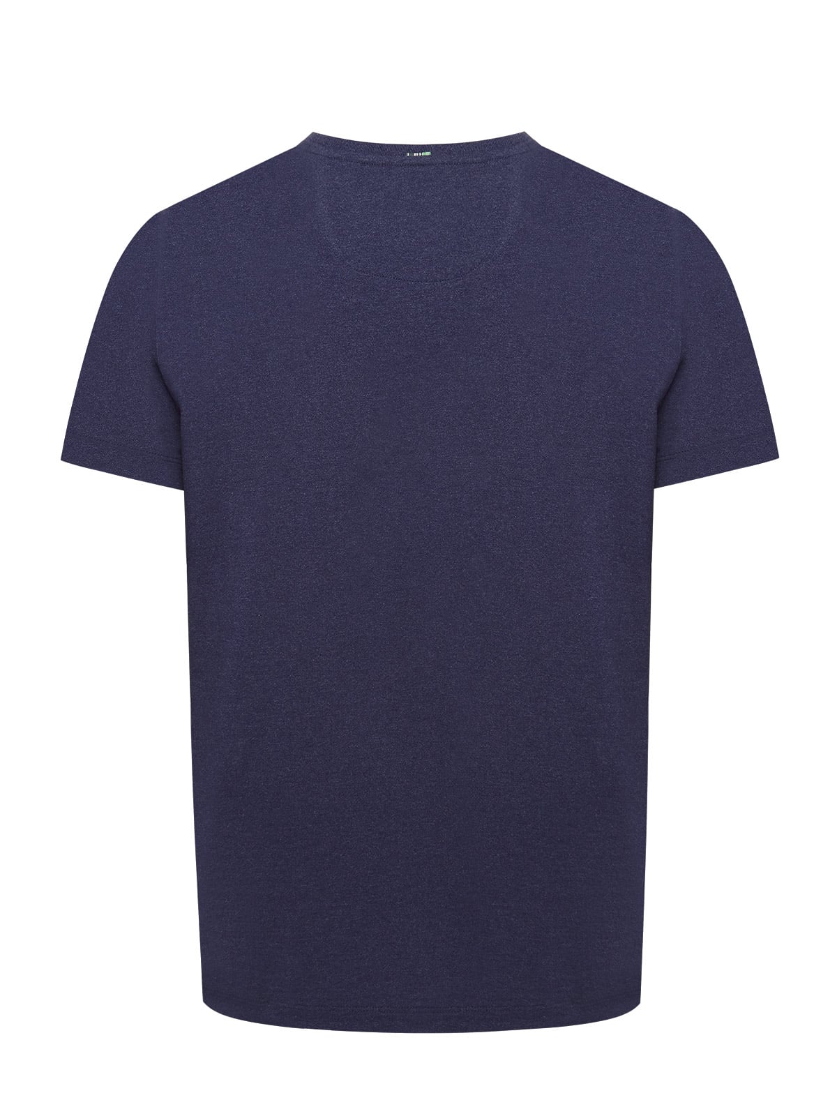 POLERA ALGODON ORGANICO HOMBRE DRAKE AZUL ROCKFORD - 2