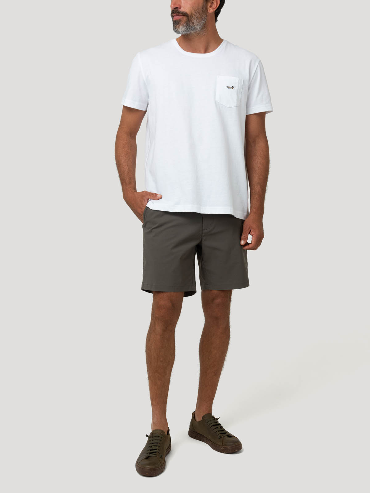 SHORT NATURAL FLEX HOMBRE PARETI CAFE  ROCKFORD - 8