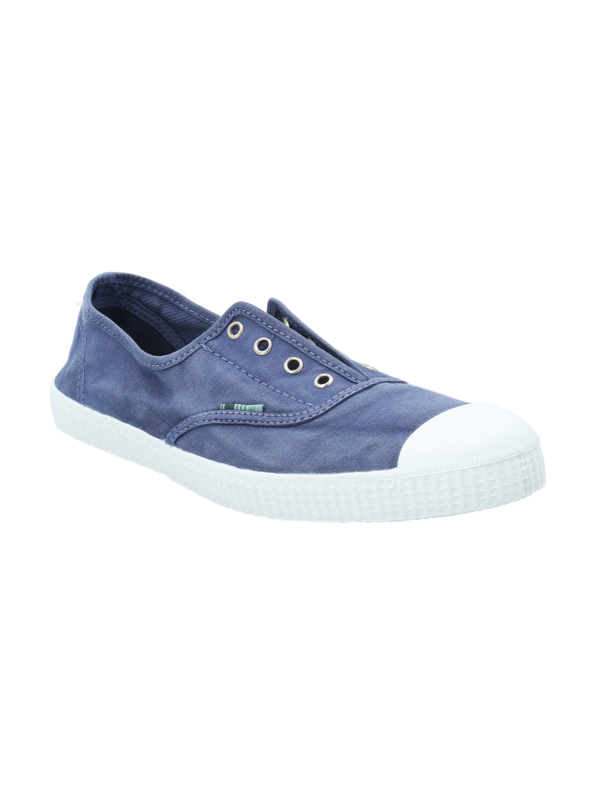 ZAPATILLA ALGODON ORGANICO MUJER GREECE AZUL ROCKFORD - 2