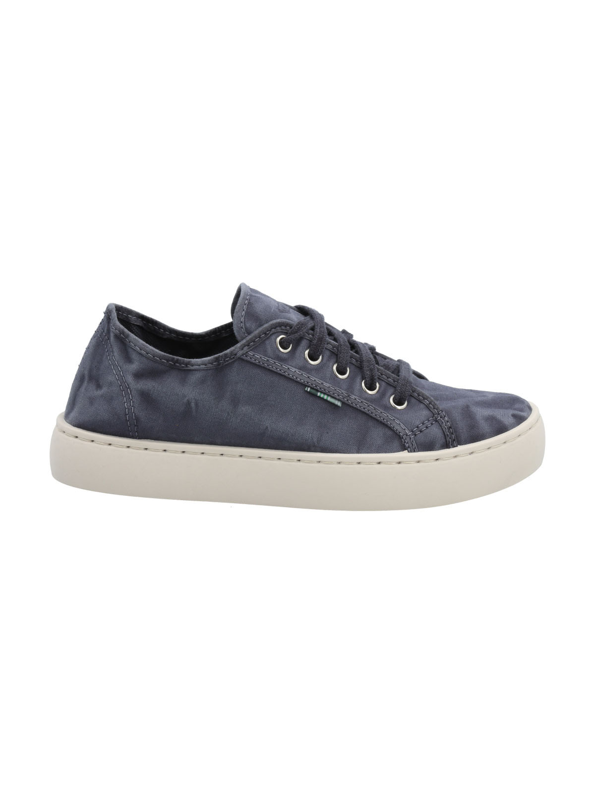 ZAPATILLA ALGODON ORGANICO MUJER BRONTE AZUL ROCKFORD - 1