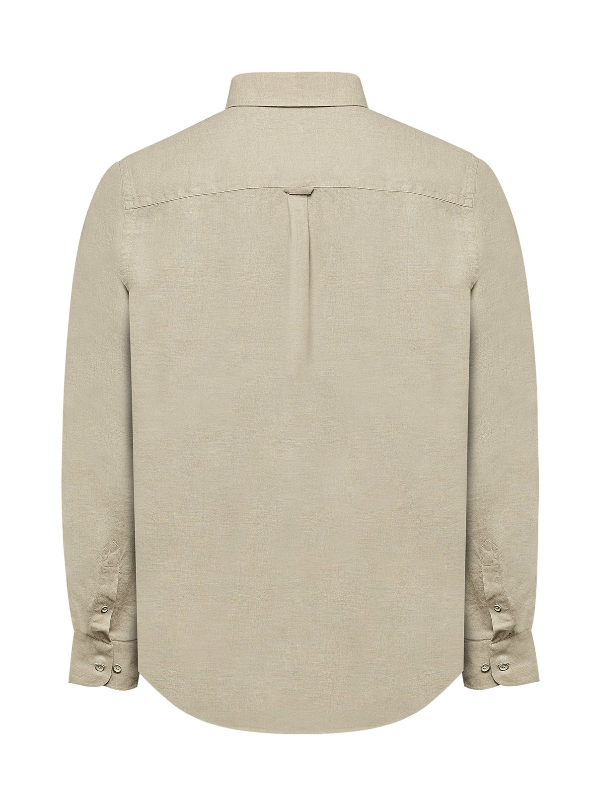 CAMISA LINO HOMBRE LINEN BEIGE ROCKFORD - 2