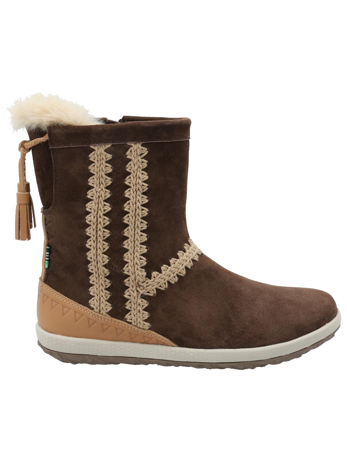 BOTIN CUERO MUJER ANDALEA CHOCOLATE ROCKFORD - 1