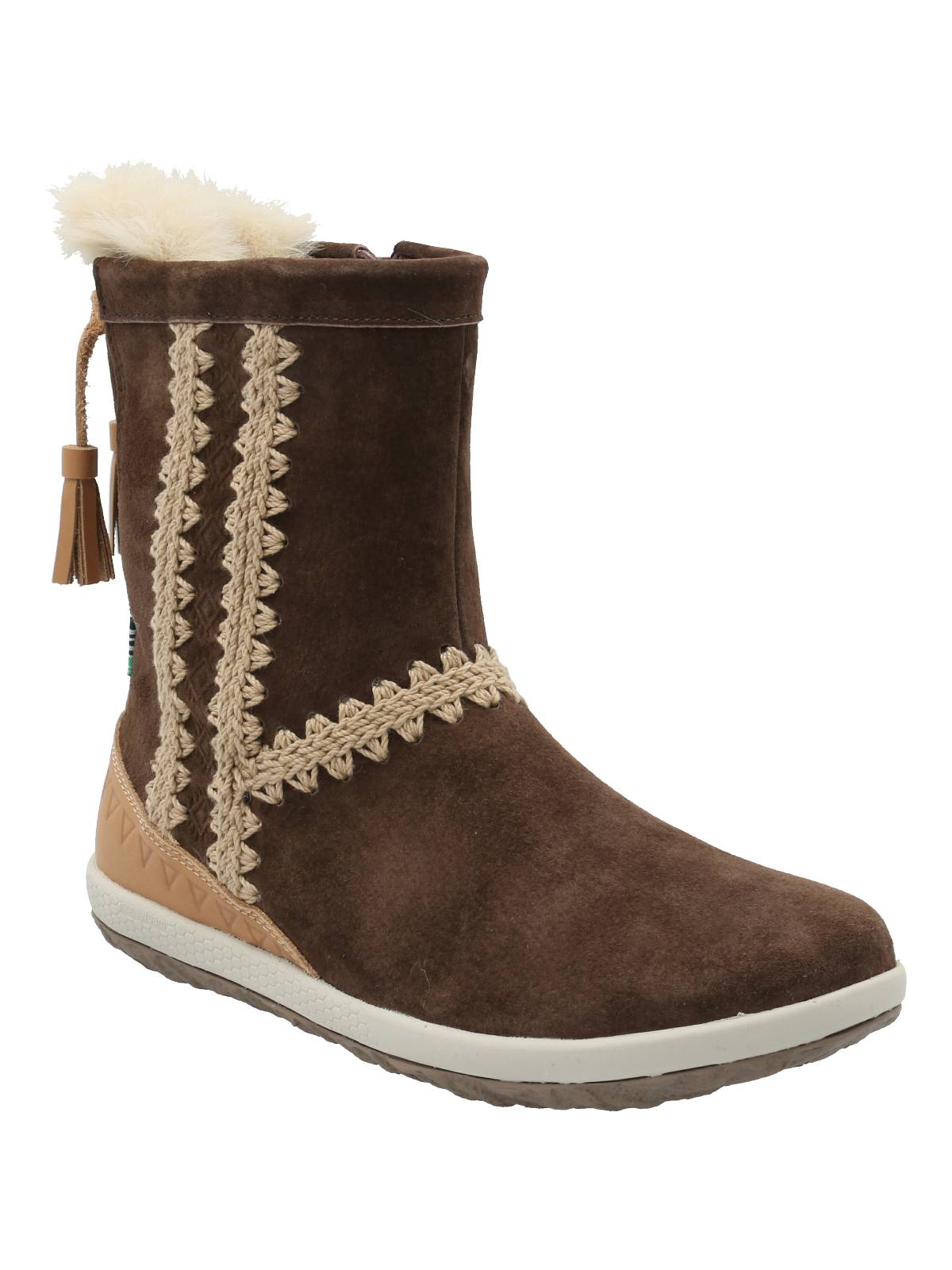 BOTIN CUERO MUJER ANDALEA CHOCOLATE ROCKFORD - 2