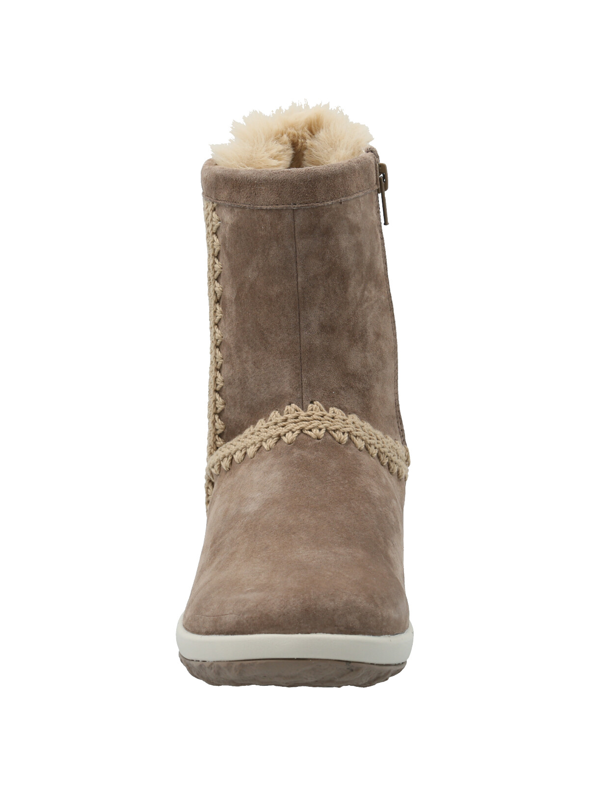 BOTIN CUERO MUJER ANDALEA CAFE  CLARO ROCKFORD - 4