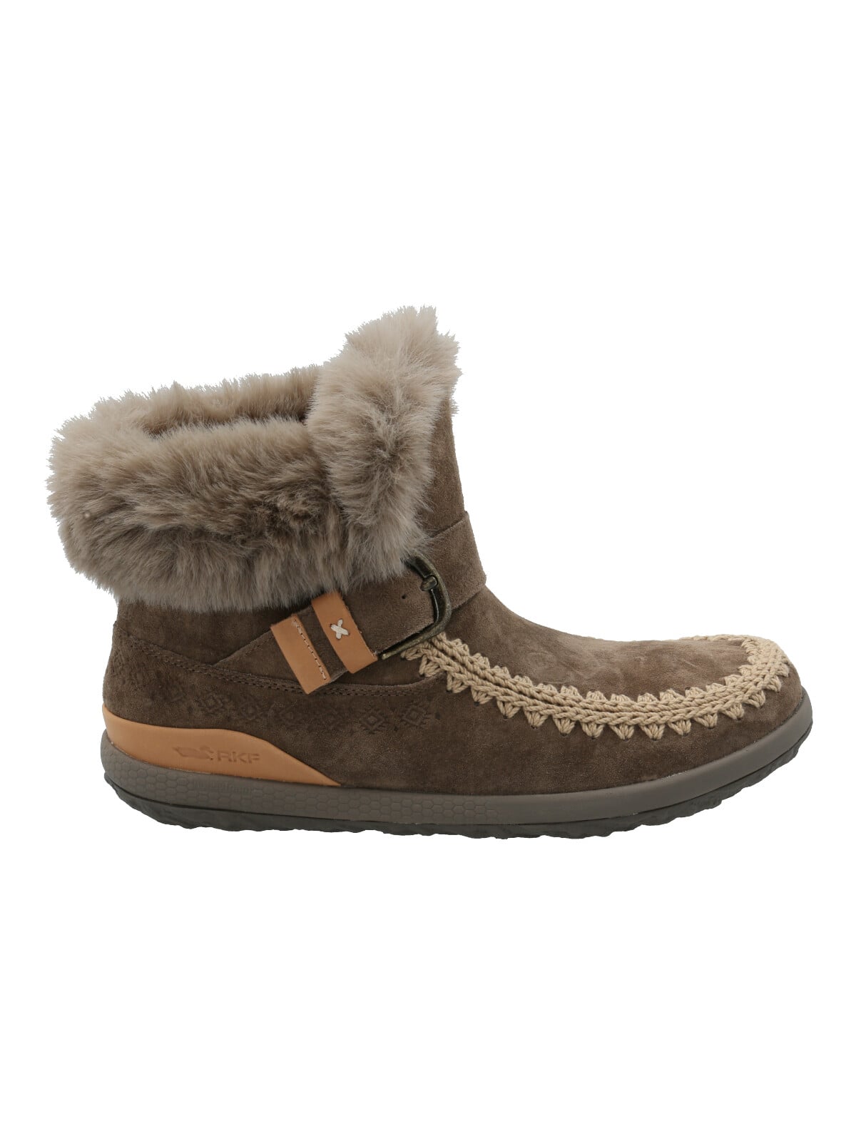 BOTIN CUERO MUJER PEPA CAFE  ROCKFORD - 1