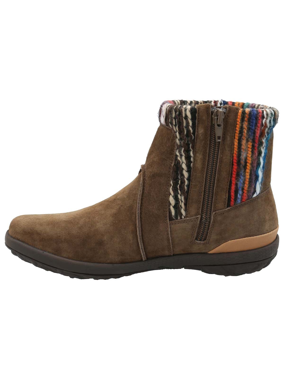 BOTIN CUERO MUJER CUSIA II CAFE  ROCKFORD - 6