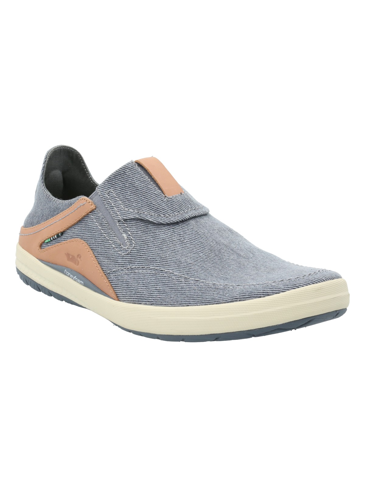 ZAPATILLA ALGODON ORGANICO HOMBRE NOOSA AZUL ROCKFORD - 2