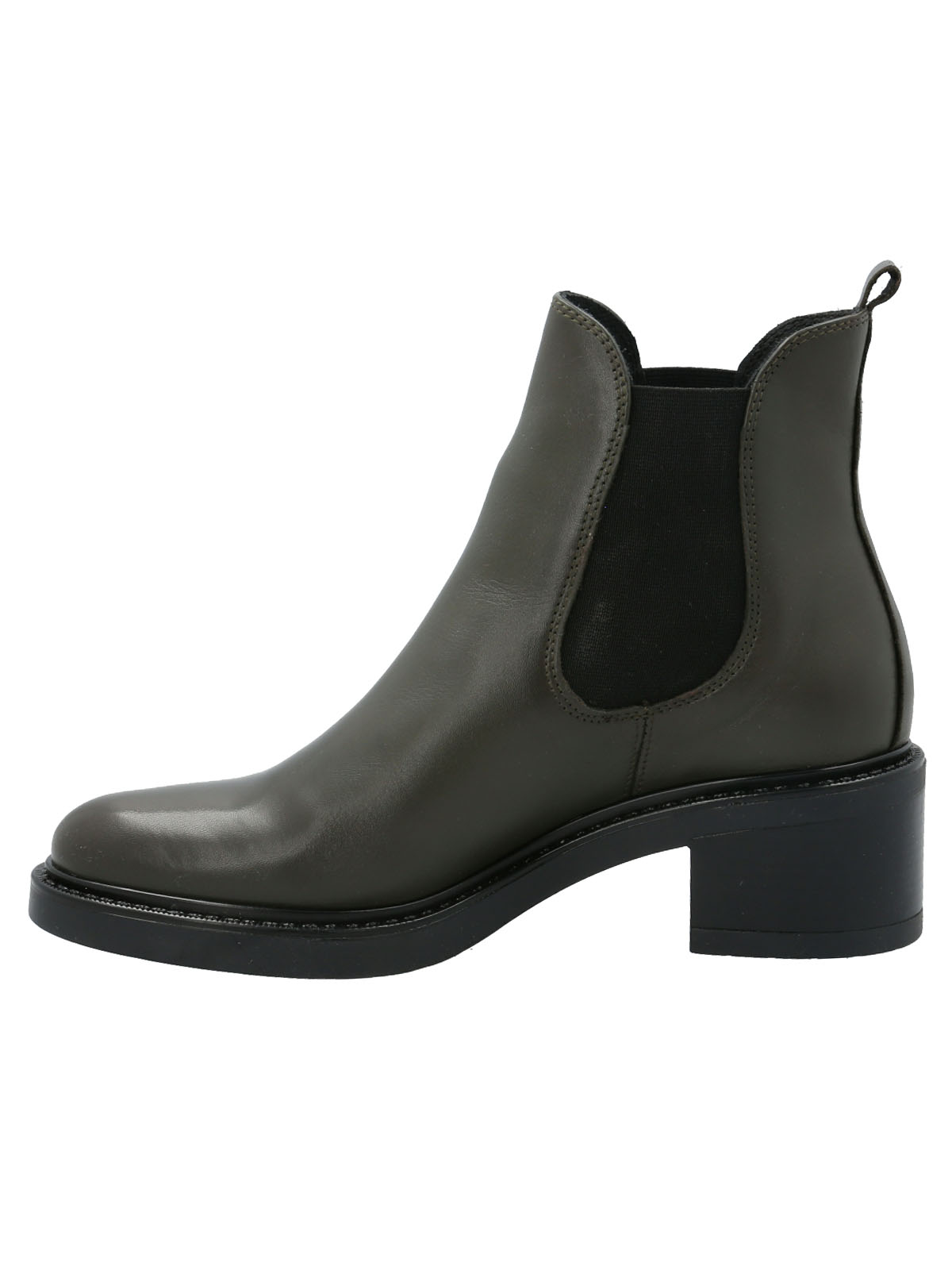 BOTIN CUERO MUJER BESSIE CAFE  CLARO ROCKFORD - 6