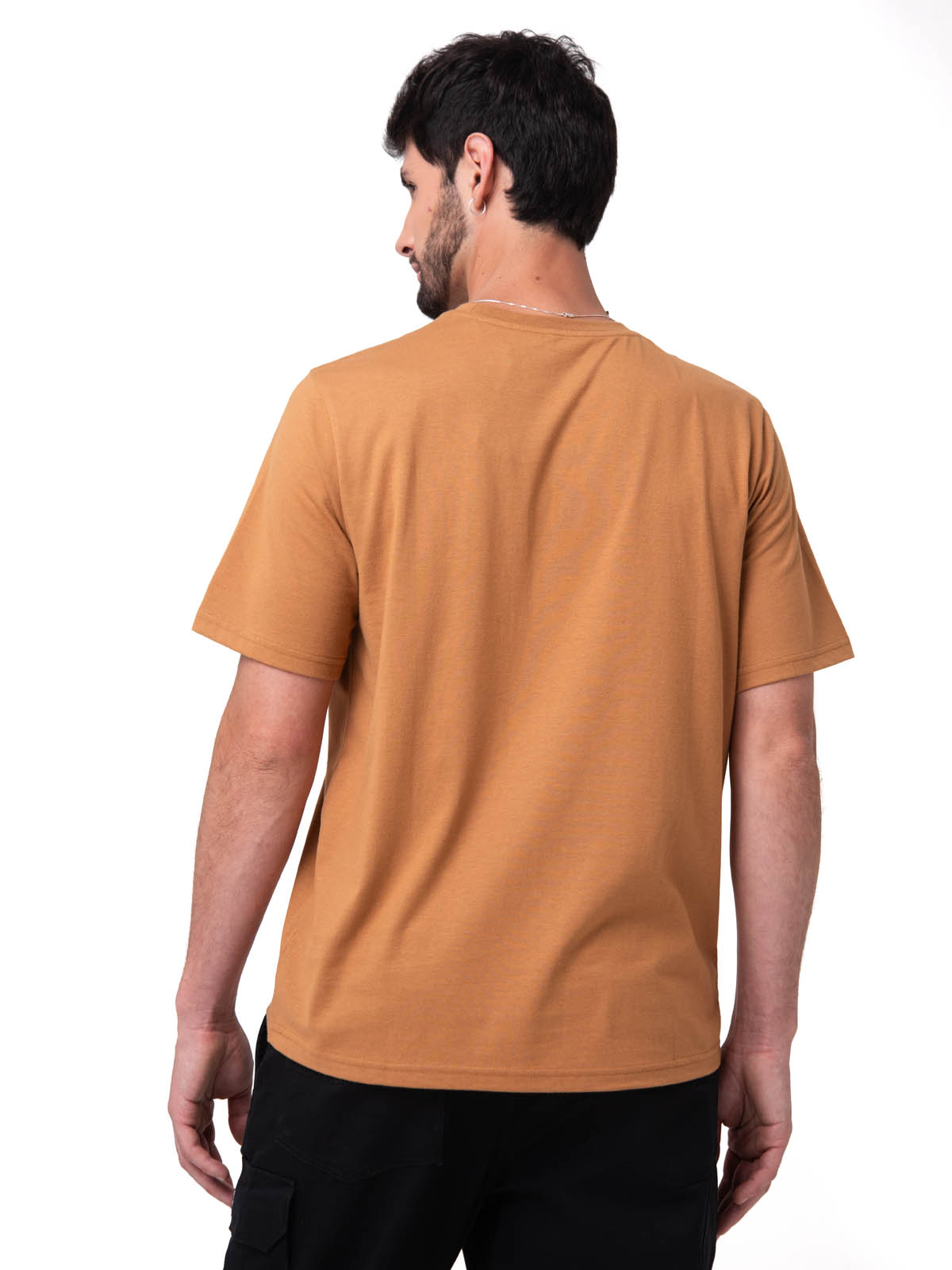 POLERA MANGA CORTA HOMBRE SMALL LOGO CAFE  CAT - 2