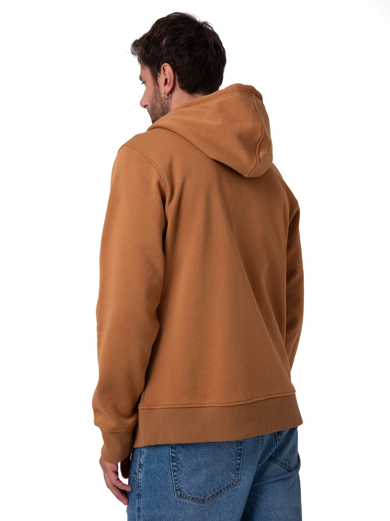 POLERON HOMBRE PATCH FULL ZIP CAFE  CAT - 4