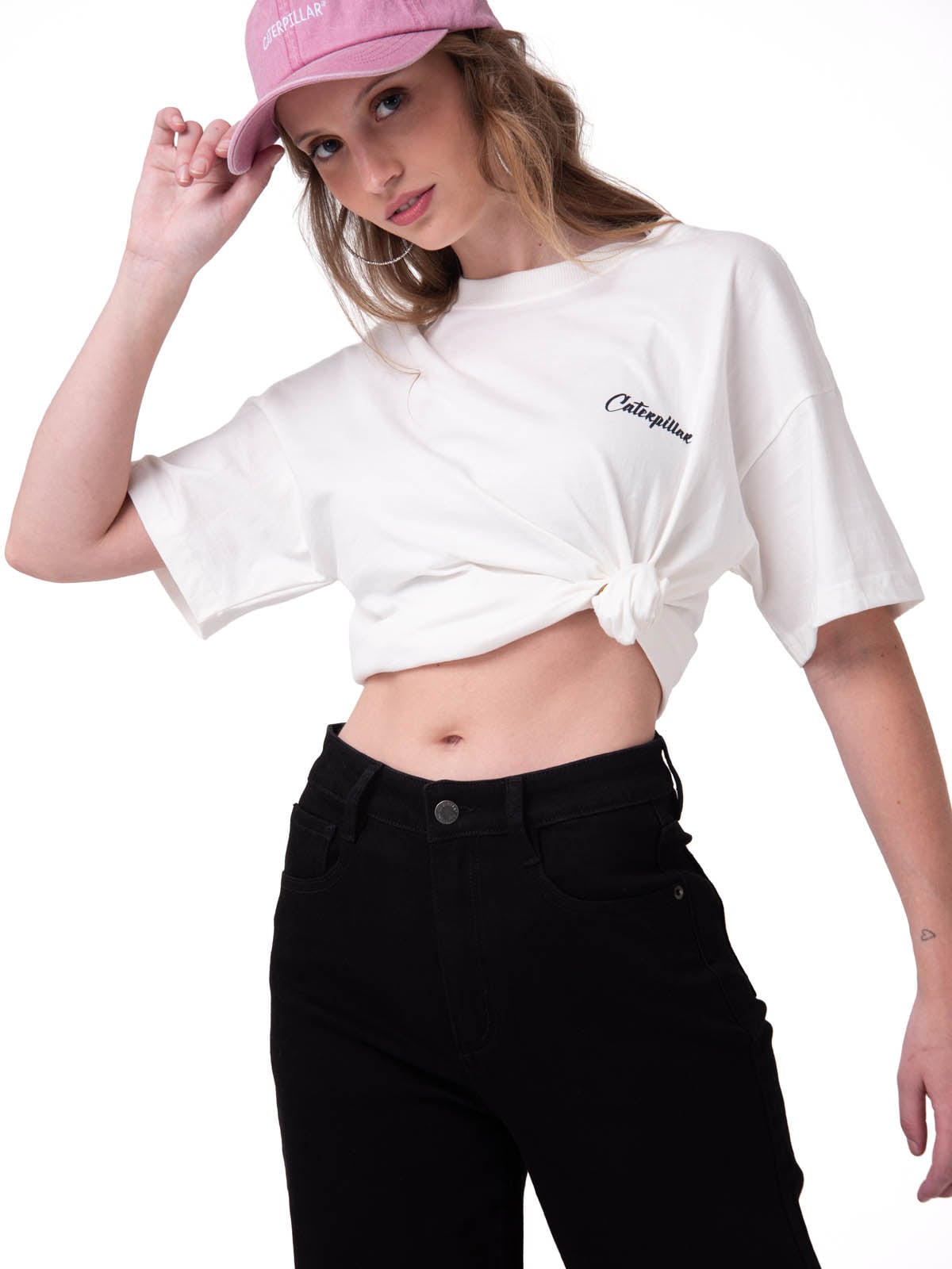 POLERA MANGA CORTA MUJER MOMENT IN TIME BLANCO CAT - 6