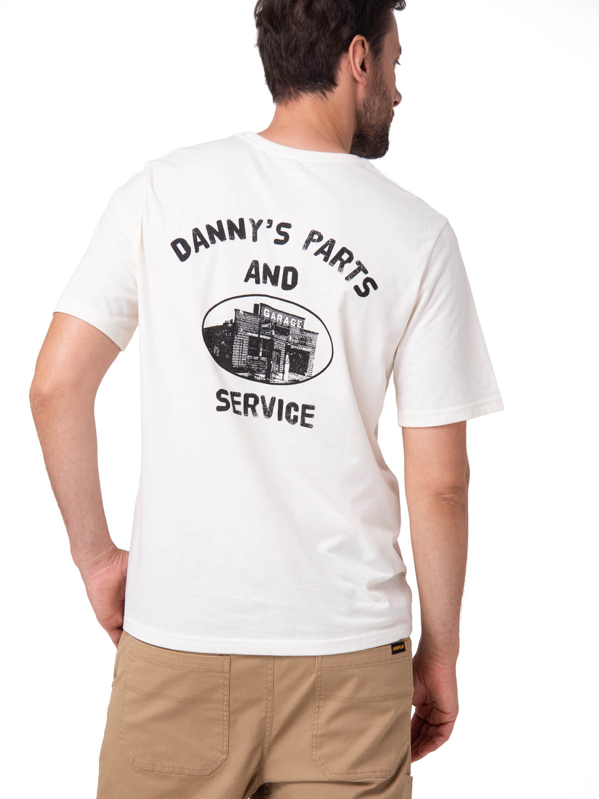 POLERA MANGA CORTA HOMBRE SALES AND SERVICE BLANCO CAT - 2