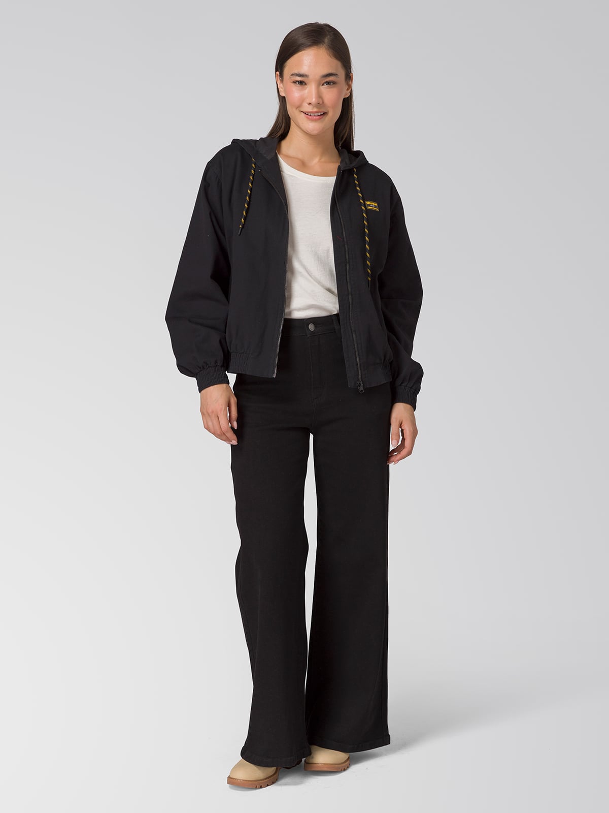 CHAQUETA MUJER UTILITY NEGRO CAT - 1