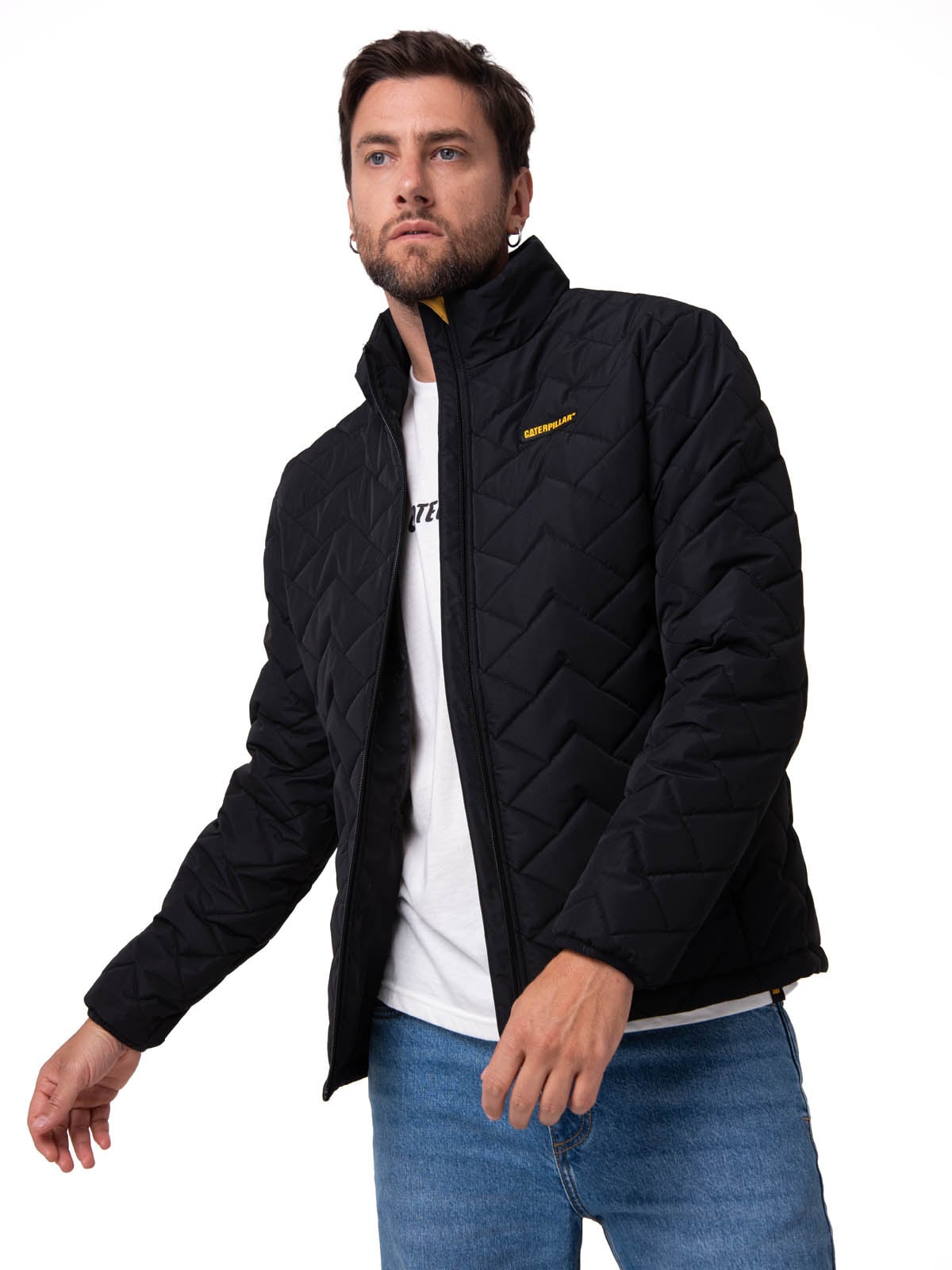 PARKA HOMBRE MEDIUMWEIGHT INSULATED NEGRO CAT - 2