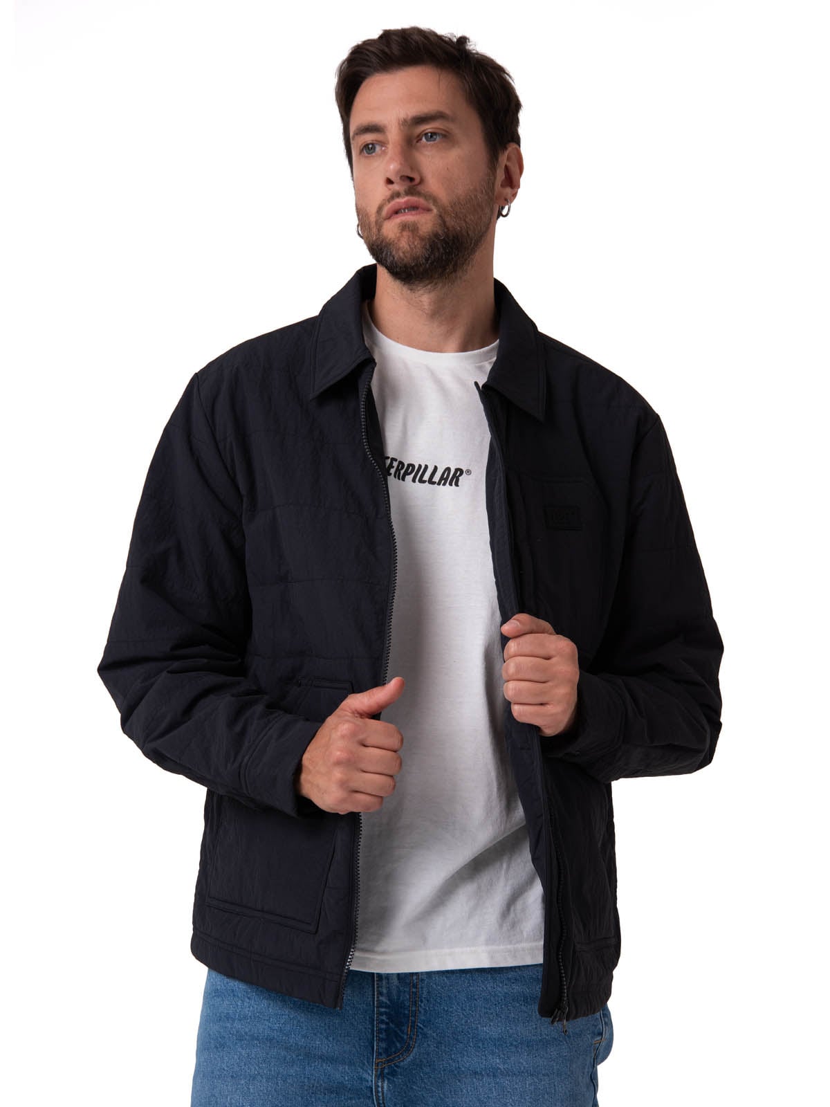 CHAQUETA HOMBRE WORK JACKET NEGRO CAT - 1