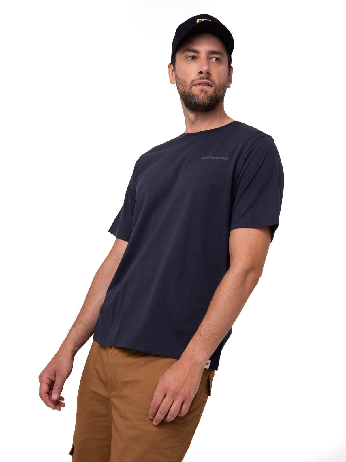 POLERA MANGA CORTA HOMBRE HERITAGE AZUL CAT - 2