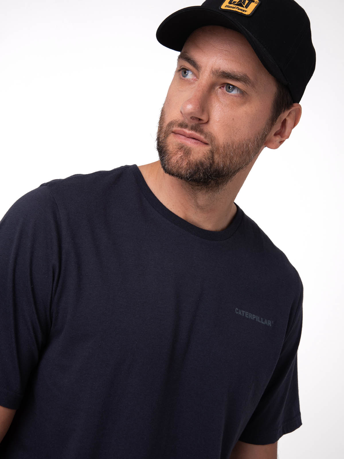 POLERA MANGA CORTA HOMBRE HERITAGE AZUL CAT - 5