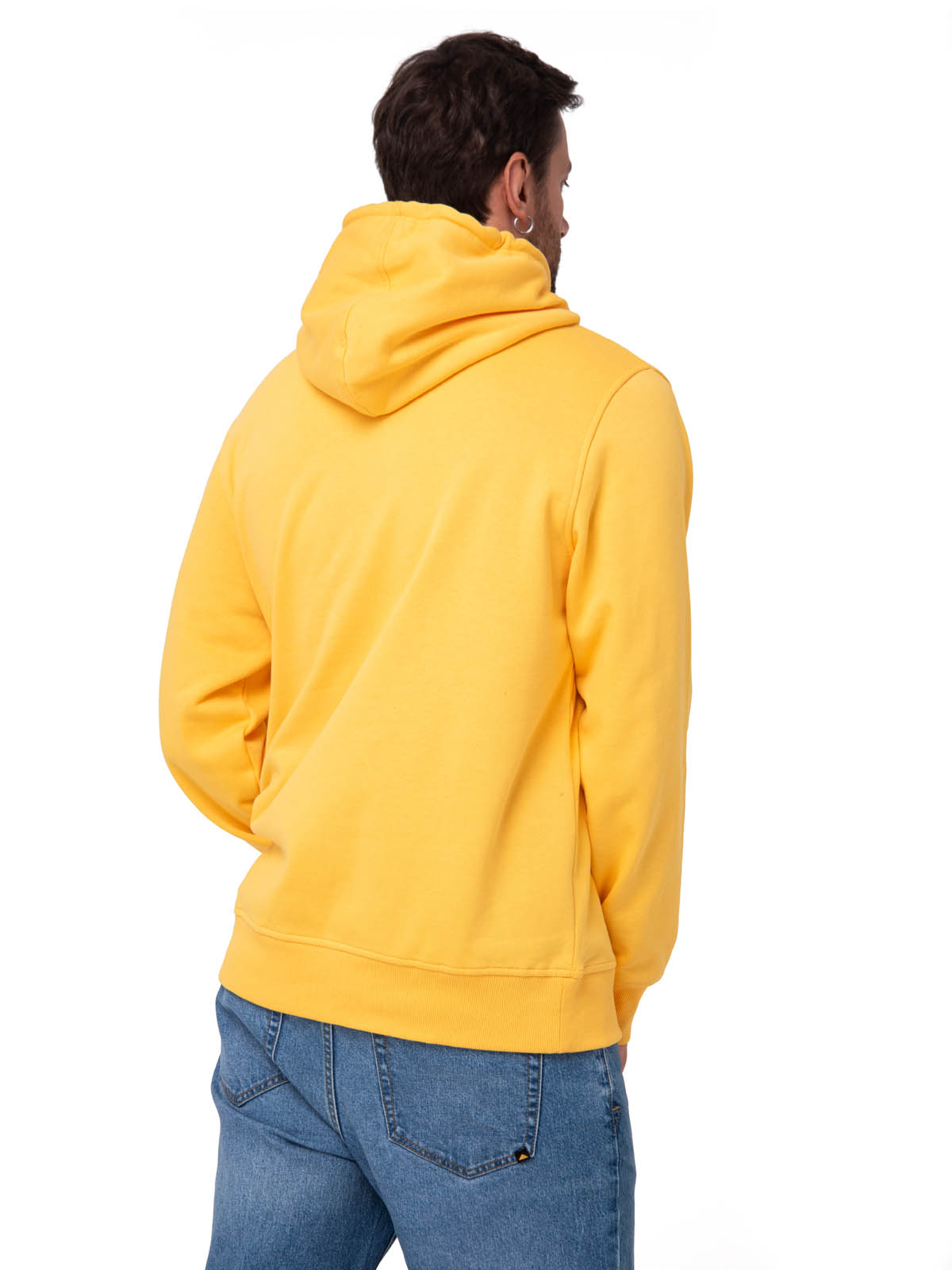 POLERON HOMBRE LOGO AMARILLO CAT - 4