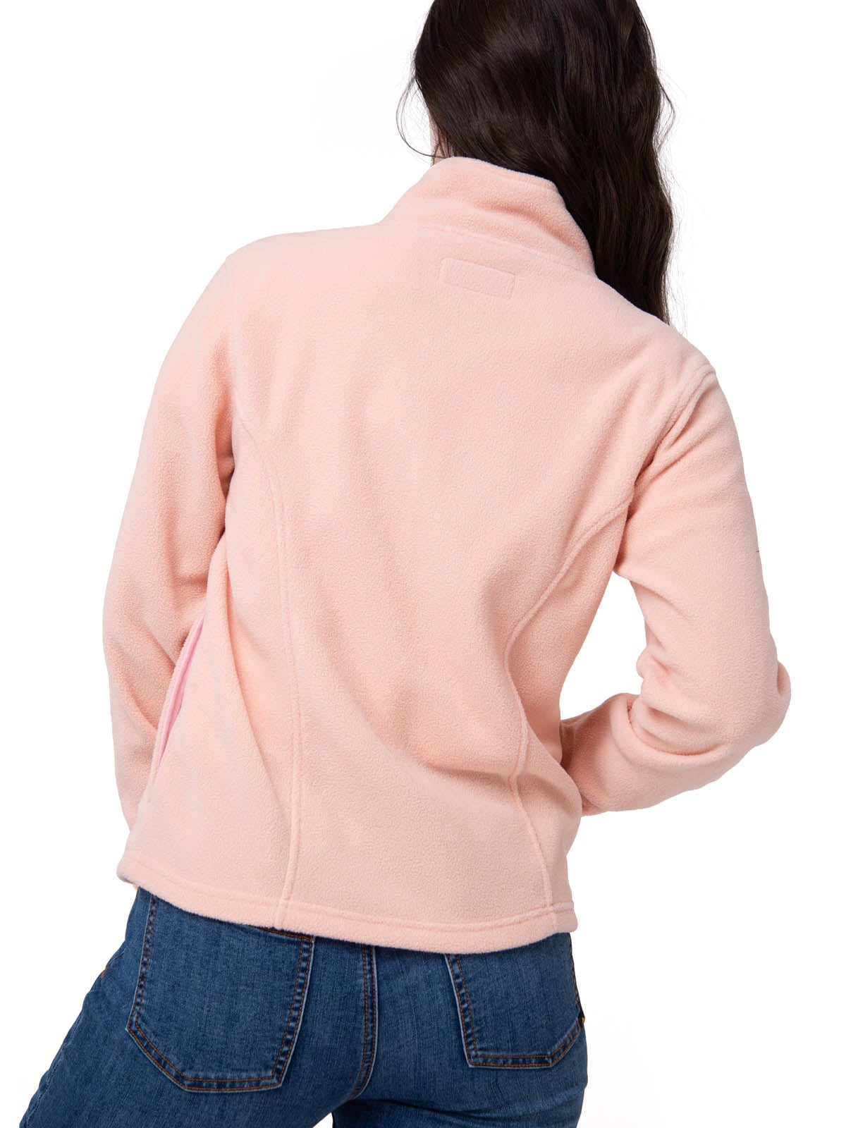 POLAR MUJER MICROFLEECE FULL ZIP ROSA CAT - 2