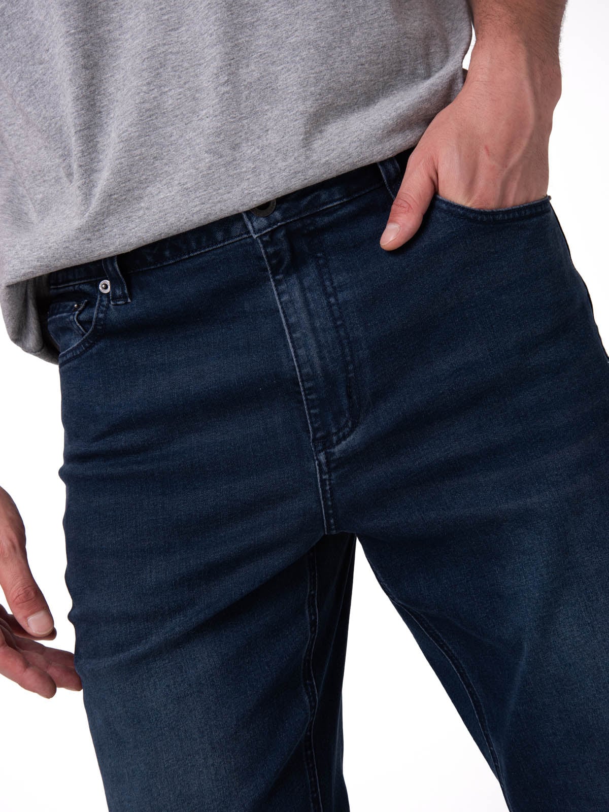 JEANS SLIM HOMBRE TRIBLEND STRETCH AZUL OSCURO CAT - 4