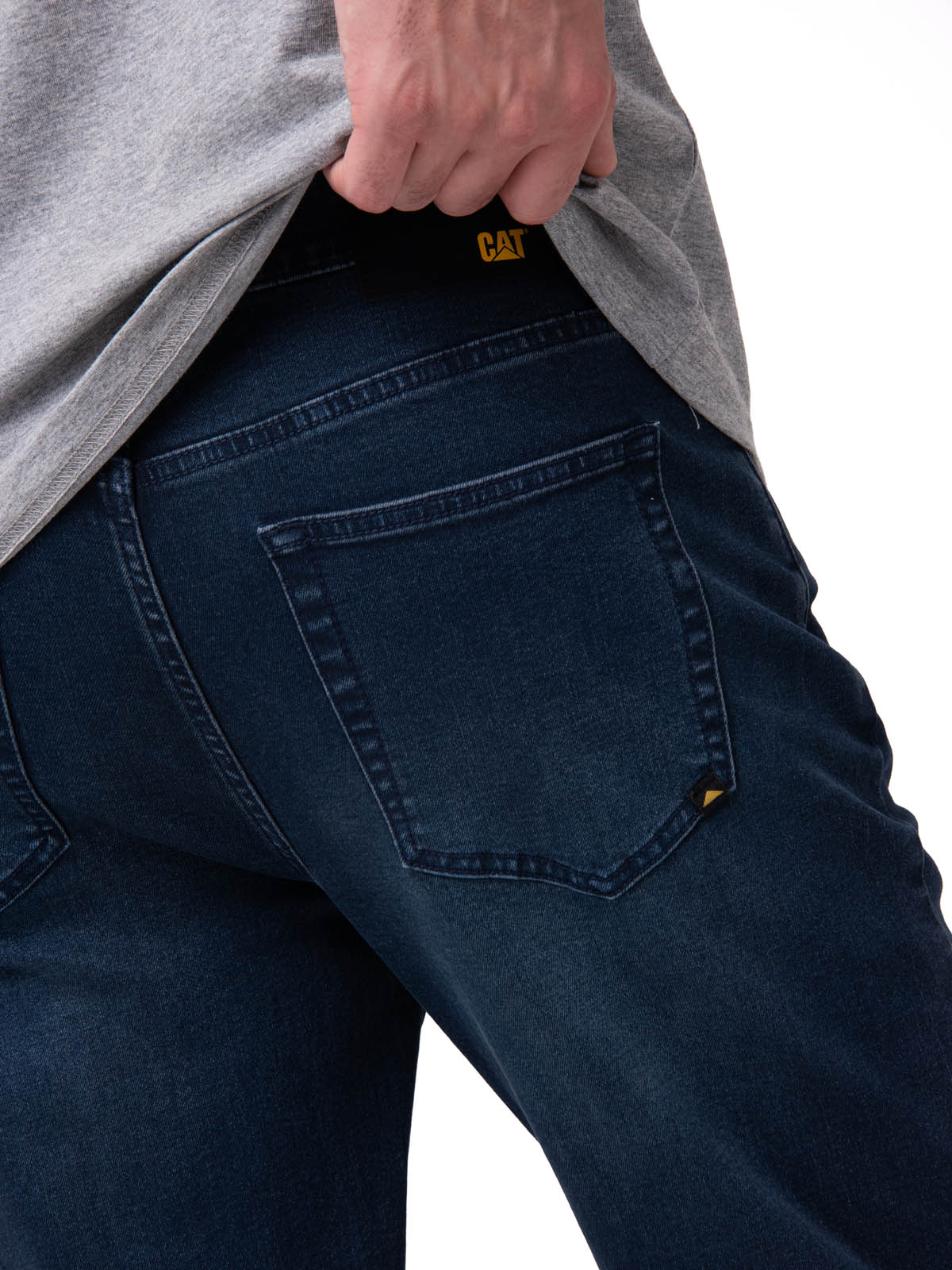 JEANS SLIM HOMBRE TRIBLEND STRETCH AZUL OSCURO CAT - 5