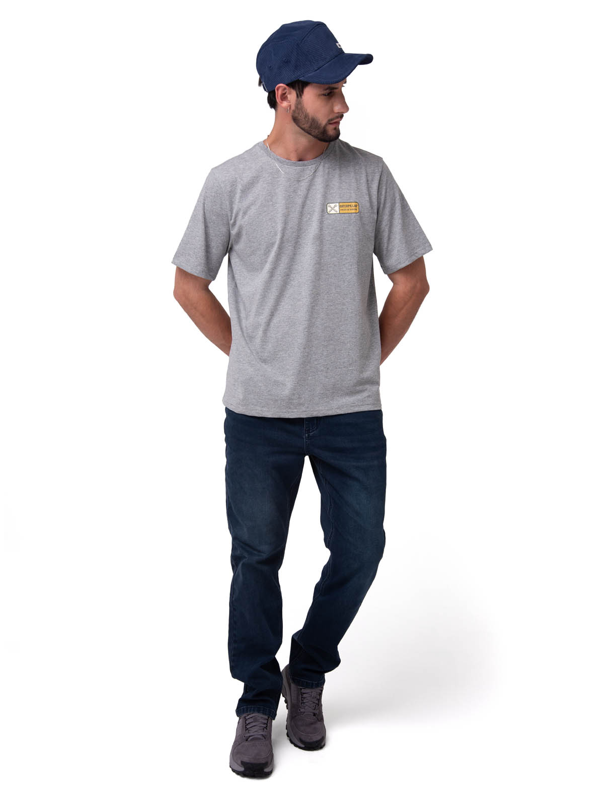 JEANS SLIM HOMBRE TRIBLEND STRETCH AZUL OSCURO CAT - 6