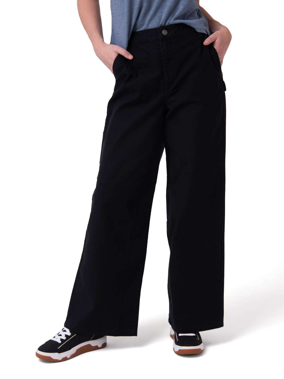 PANTALON MUJER CANVAS CARPENTER NEGRO CAT - 1