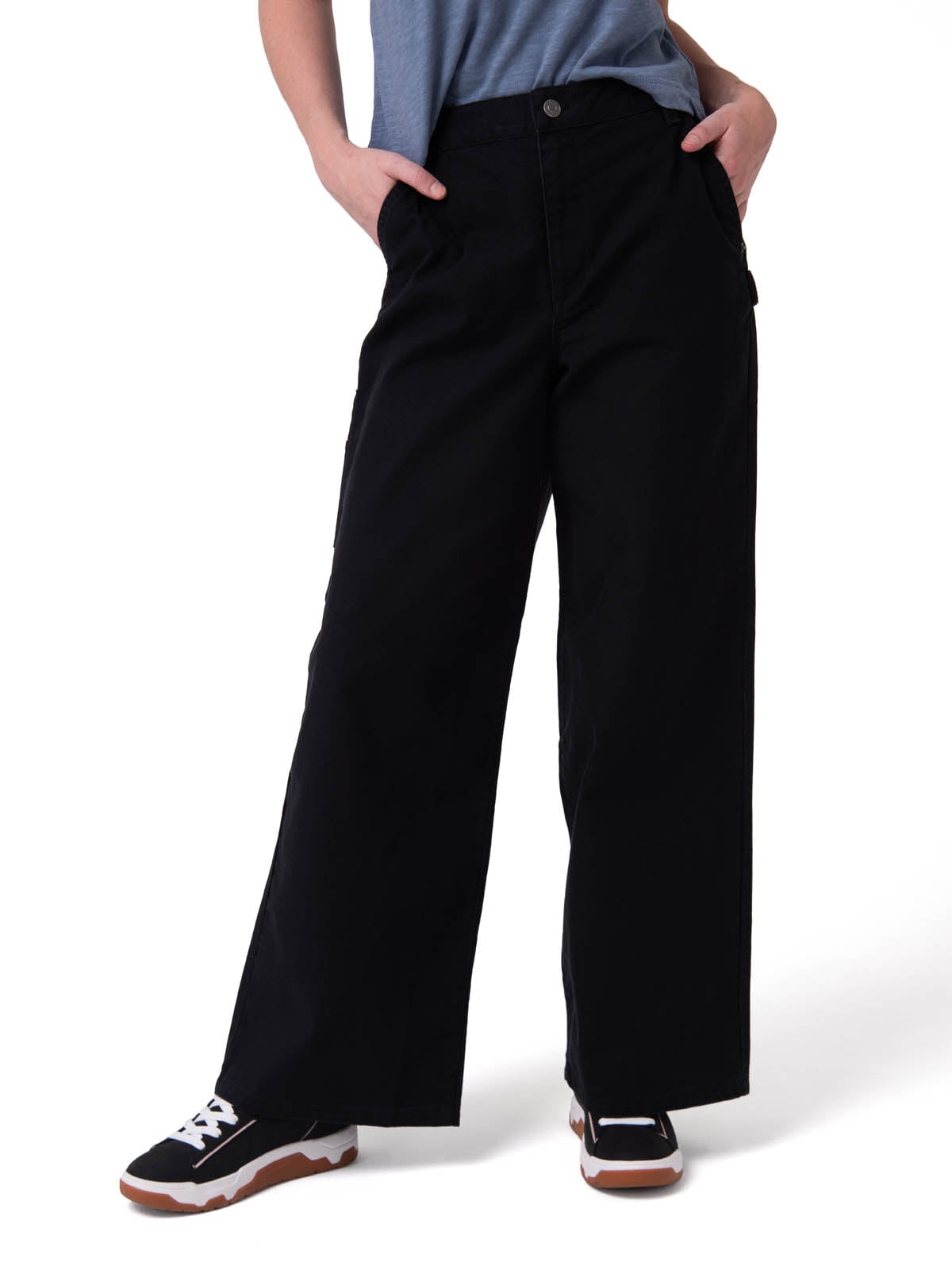 PANTALON MUJER CANVAS CARPENTER NEGRO CAT - 1