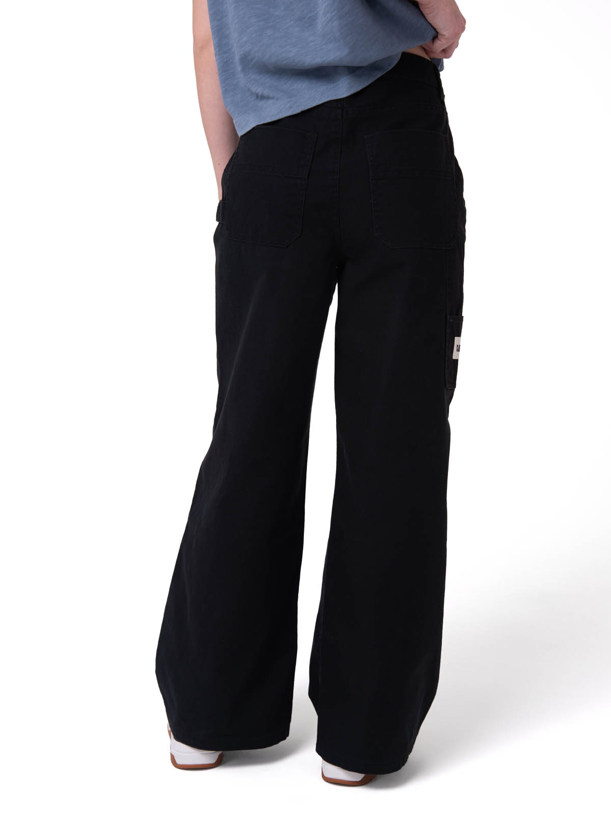 PANTALON MUJER CANVAS CARPENTER NEGRO CAT - 2