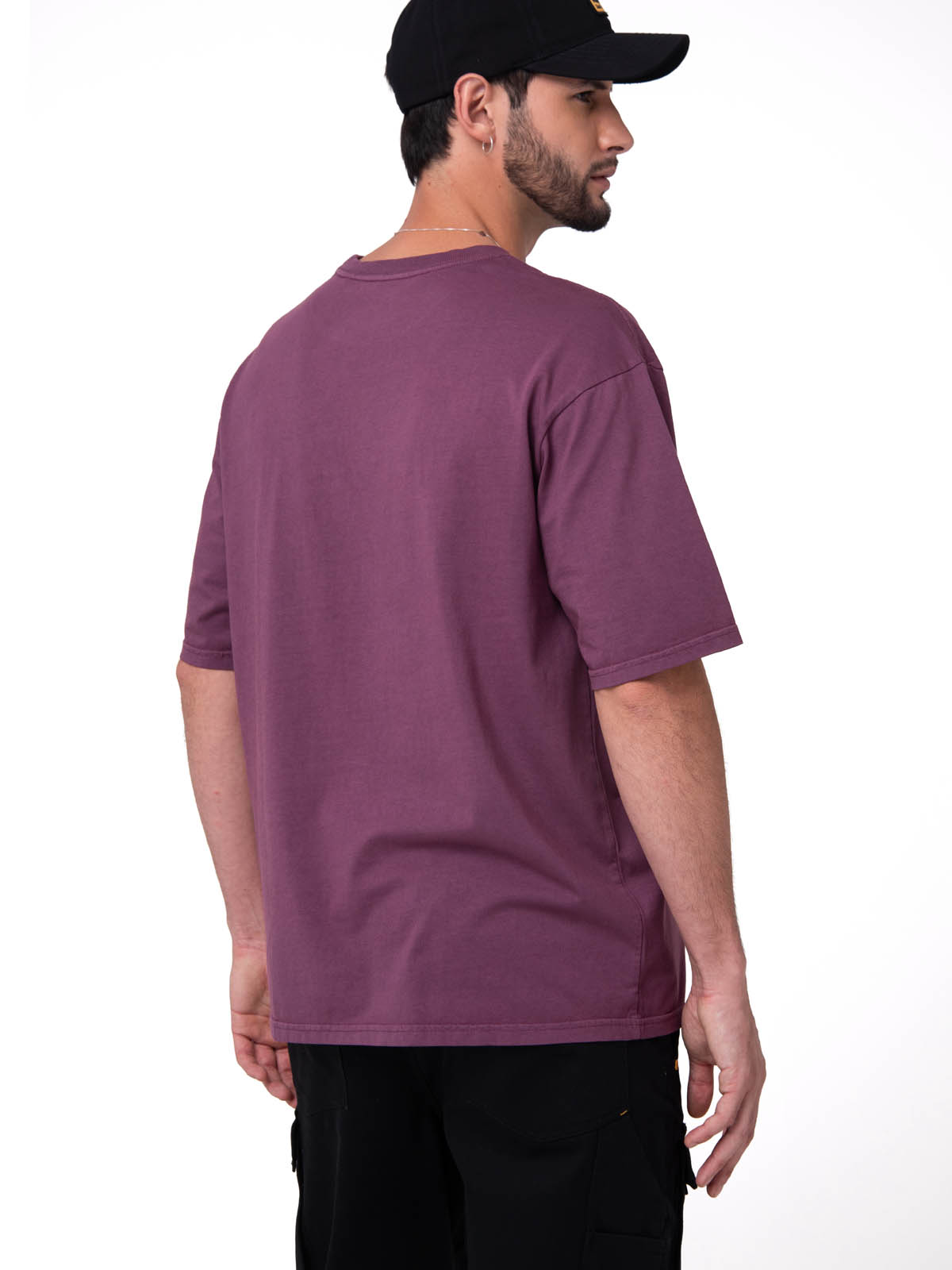 POLERA MANGA CORTA HEAVYWEIGHT RELAXED BURDEO CAT - 2