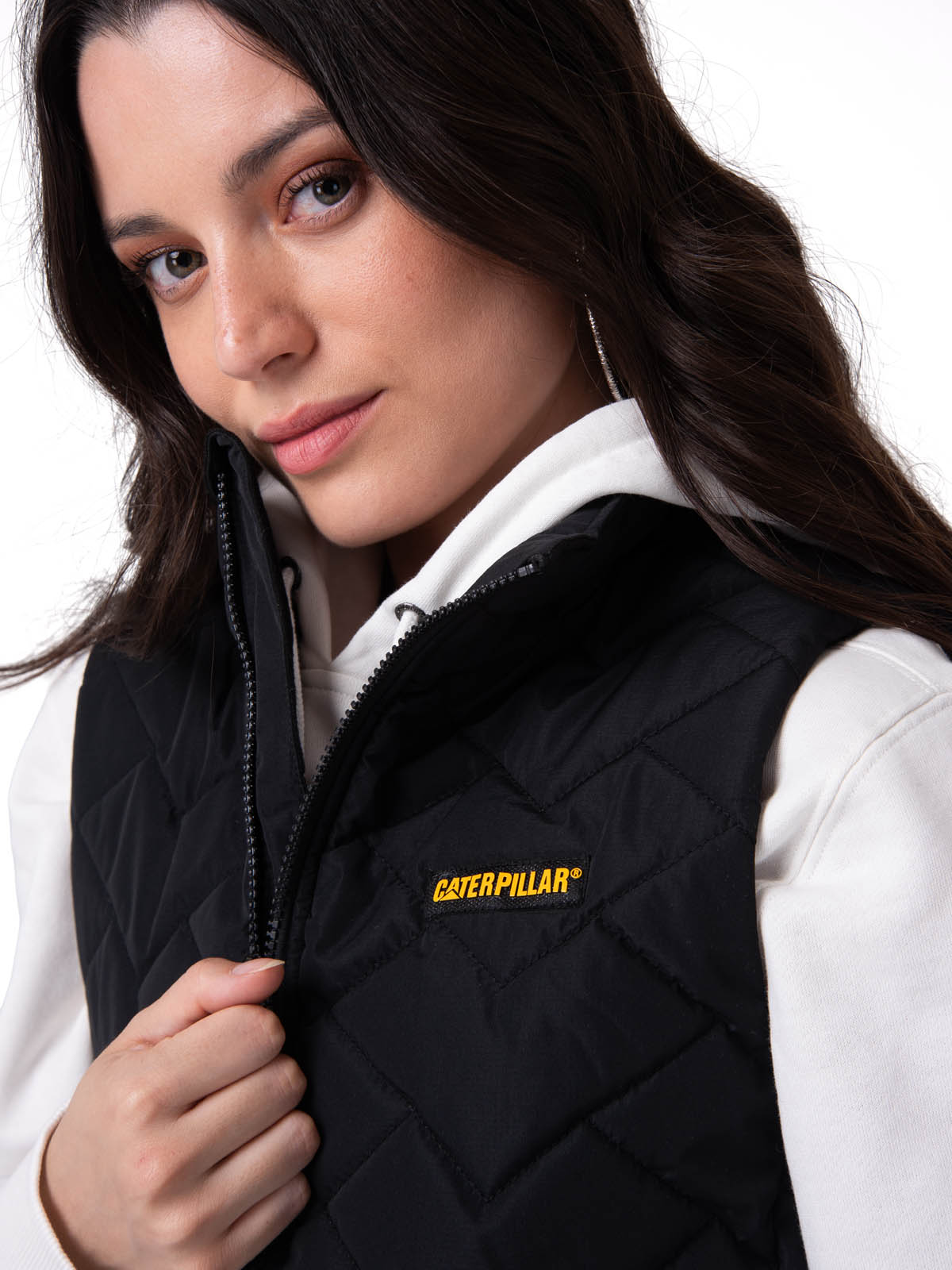PARKA SIN MANGAS MUJER MEDIUMWEIGHT NEGRO CAT - 4