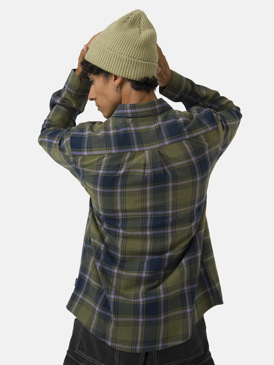 CAMISA HOMBRE MANGA LARGA VERDE  BURTON - 2