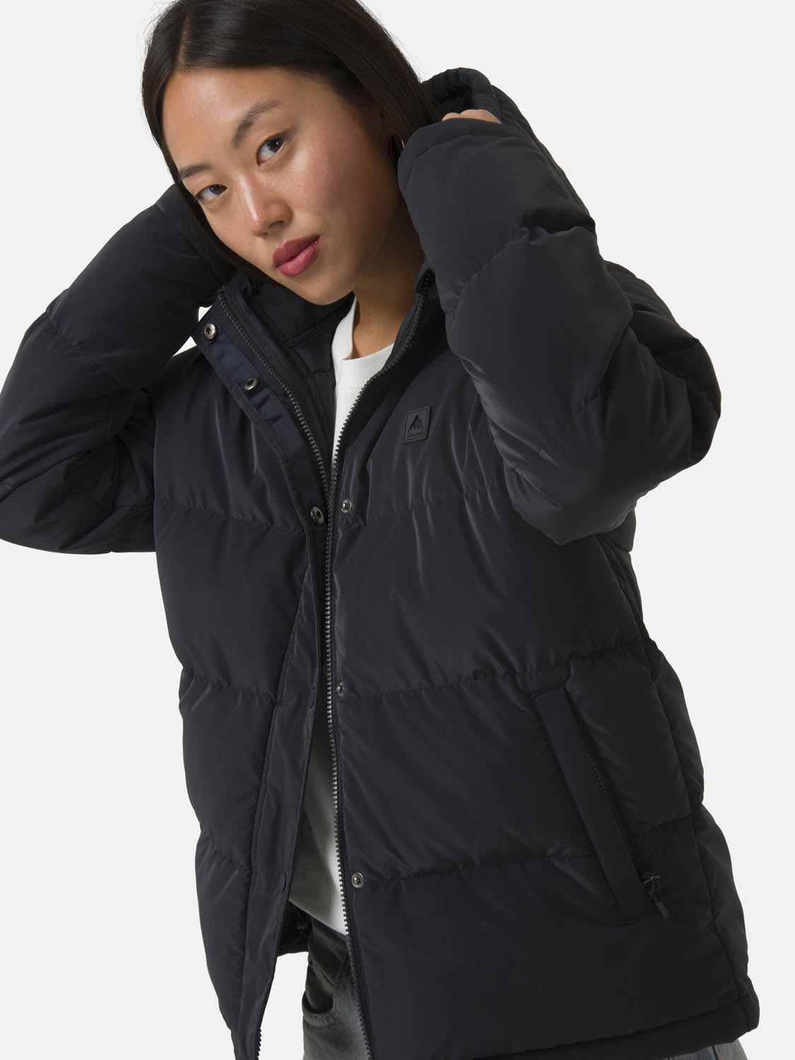 CHAQUETA MUJER PUFFA GRIS  BURTON - 1